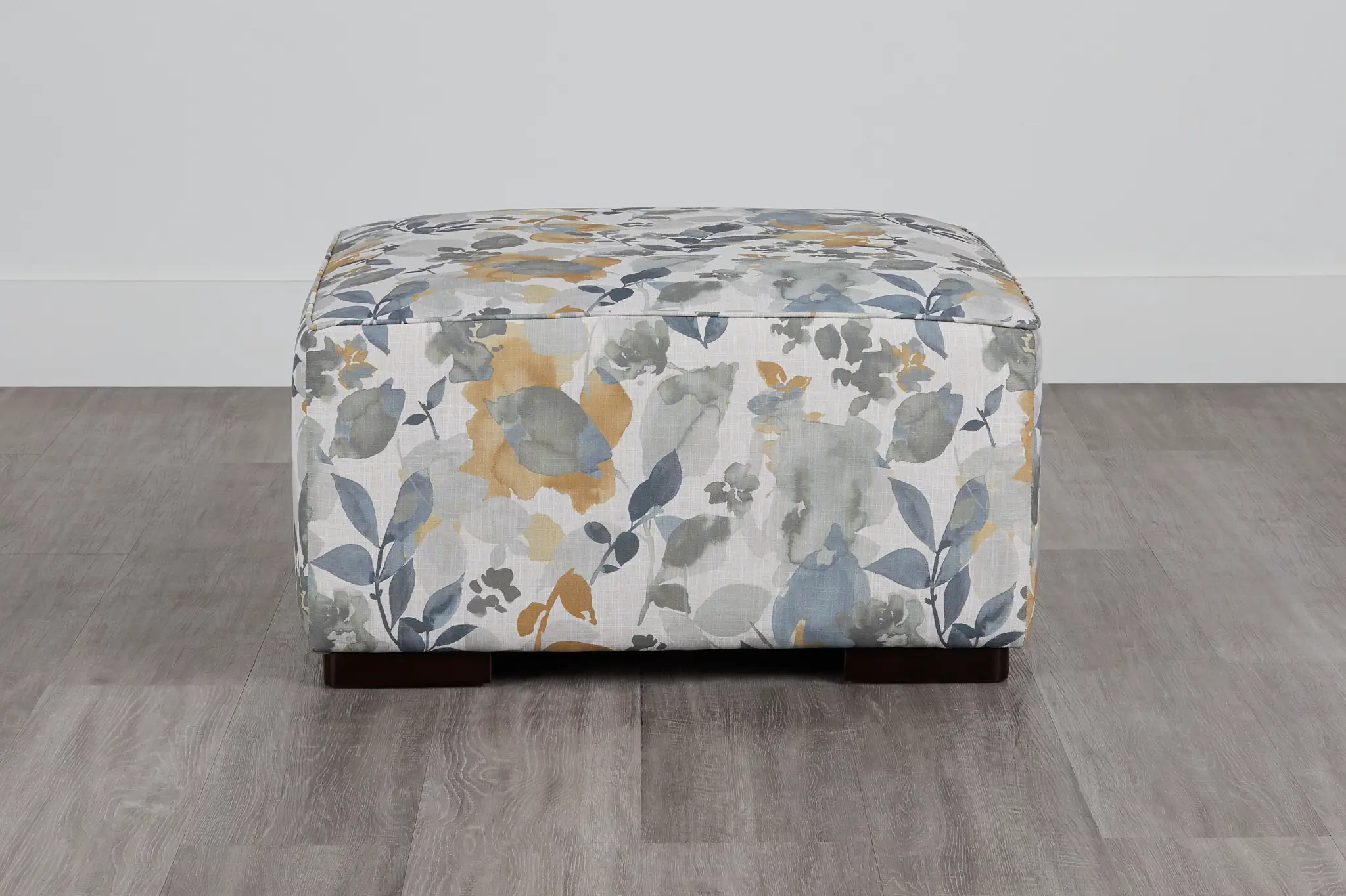 Wellstone Gray Fabric Cocktail Ottoman Wellstone Gray Fabric Cocktail Ottoman