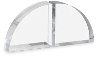 Sylas Acrylic Set Of 2 Bookends