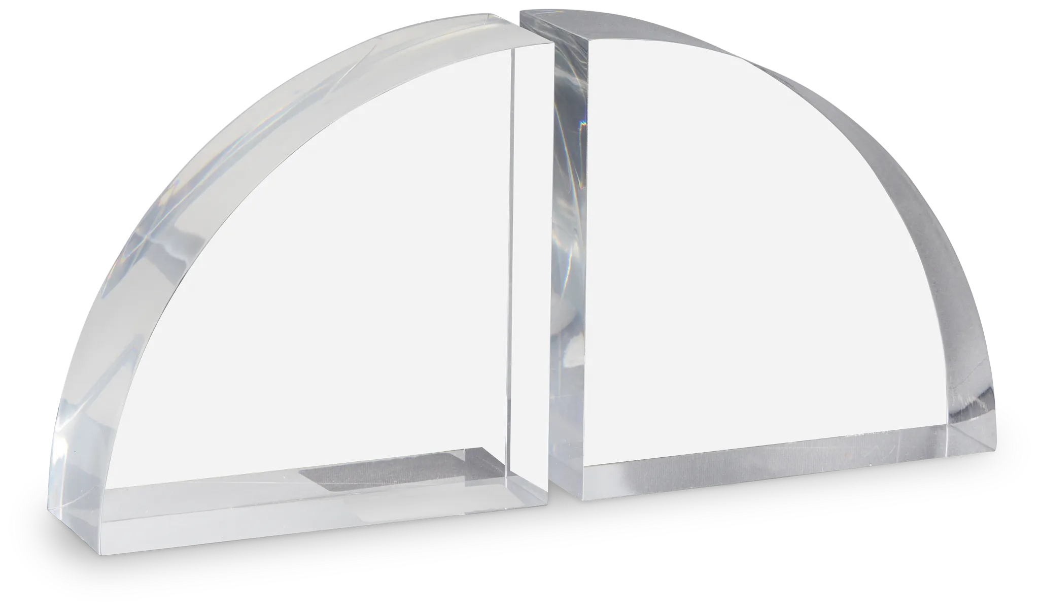 Sylas Acrylic Set Of 2 Bookends