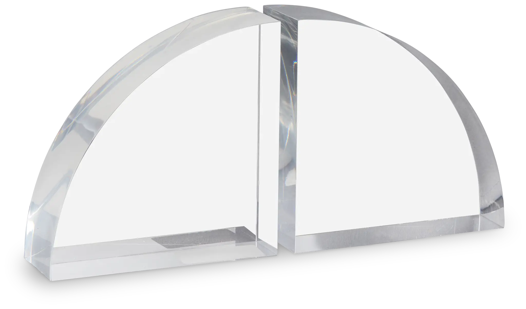 Sylas Acrylic Set Of 2 Bookends Sylas Acrylic Set Of 2 Bookends