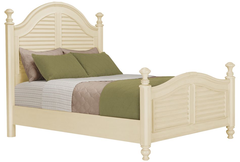 Claire Ivory Poster Bed