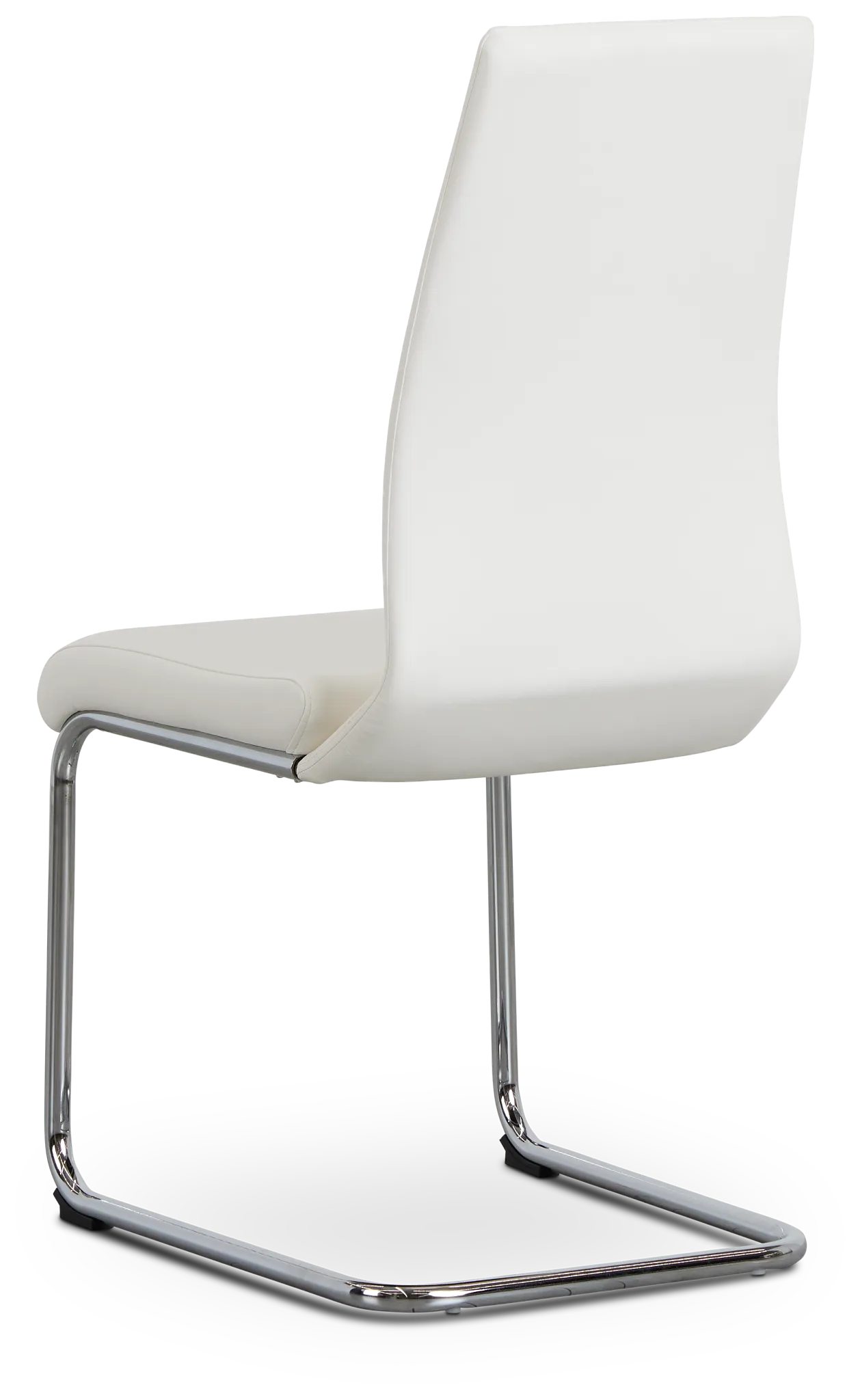Lennox White Upholstered Side Chair