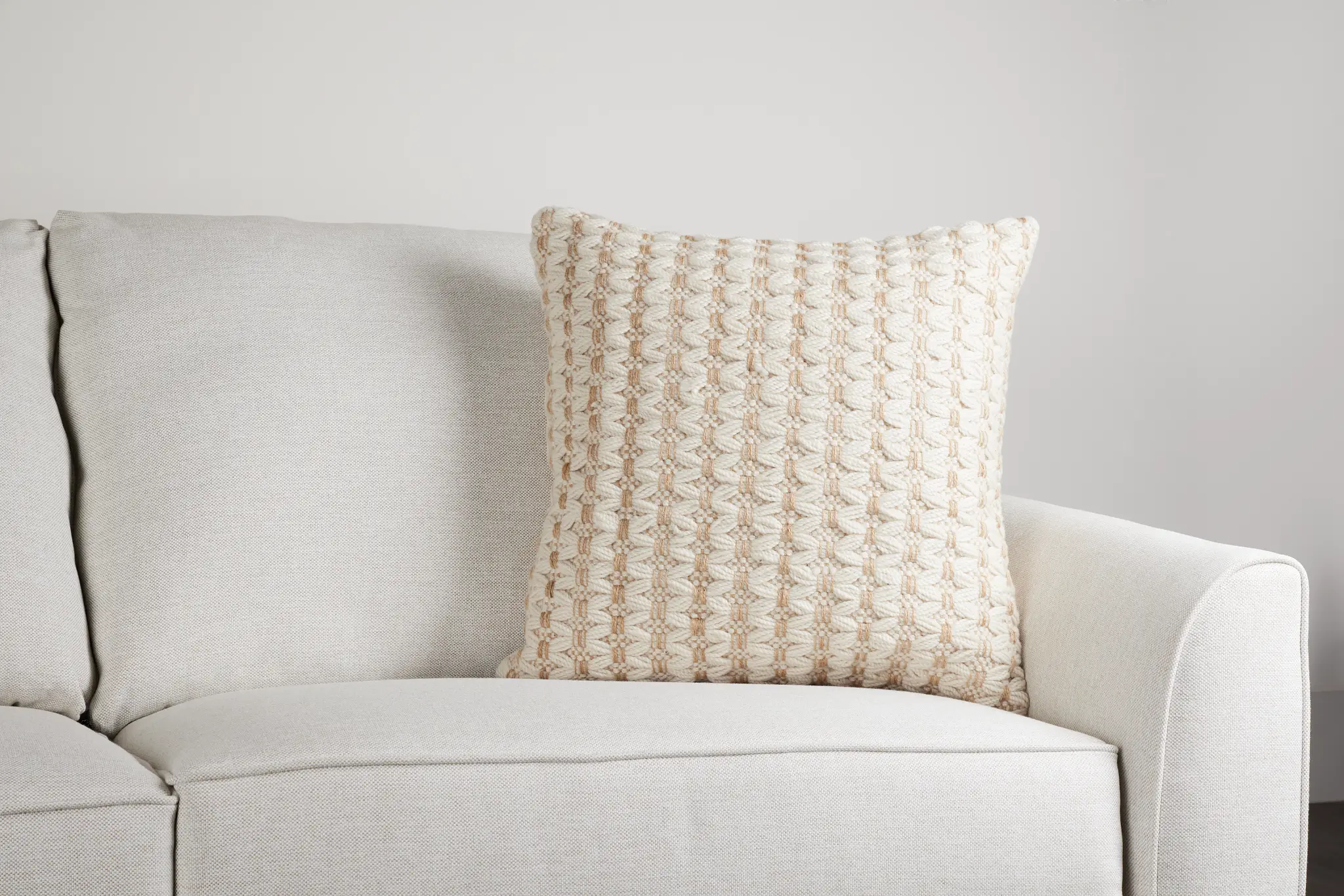 Lucky Beige 22" Accent Pillow Lucky Beige 22" Accent Pillow