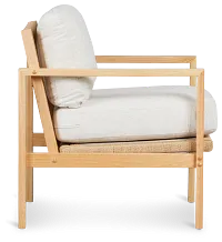 Konis Ivory Accent Chair