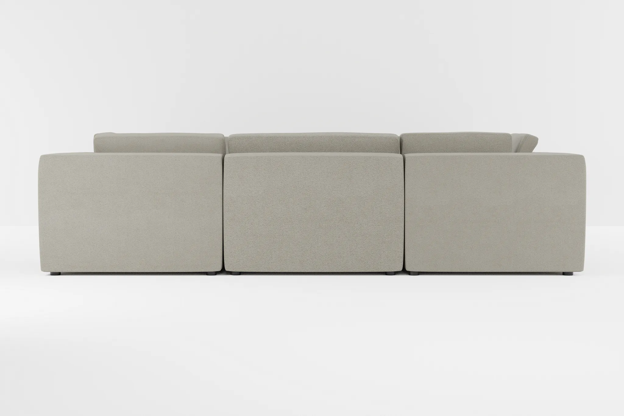 Destin Elite Gray Fabric 8-piece Modular Sectional