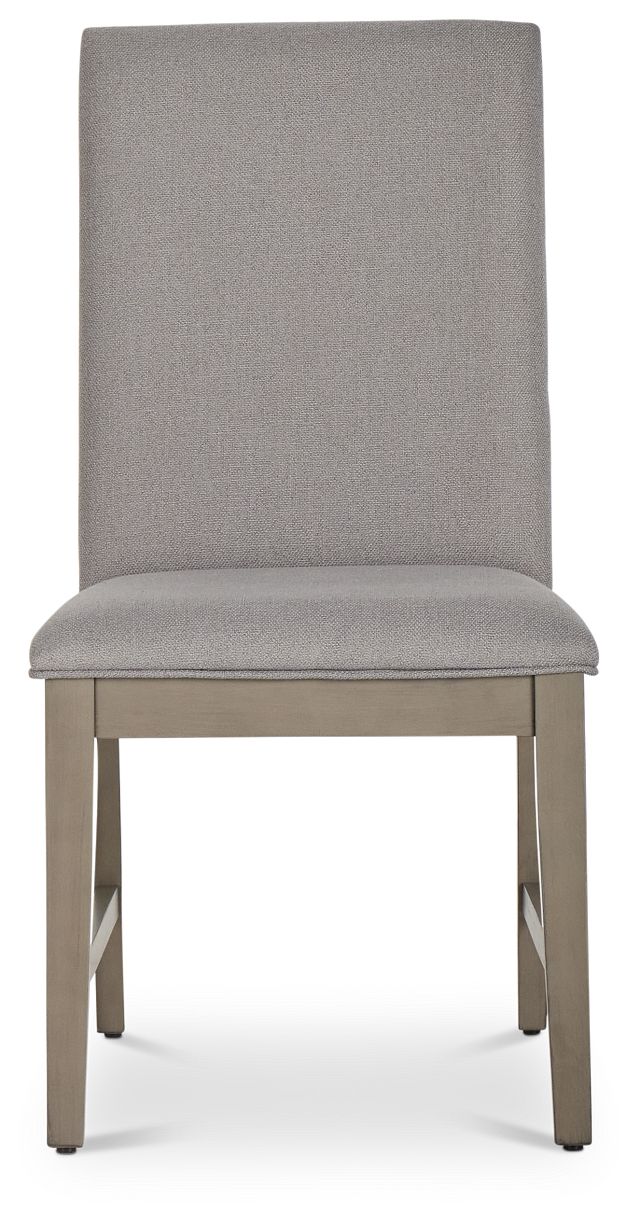 Zurich Gray Upholstered Side Chair (2)