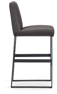 Harlem Dark Gray 30" Upholstered Barstool