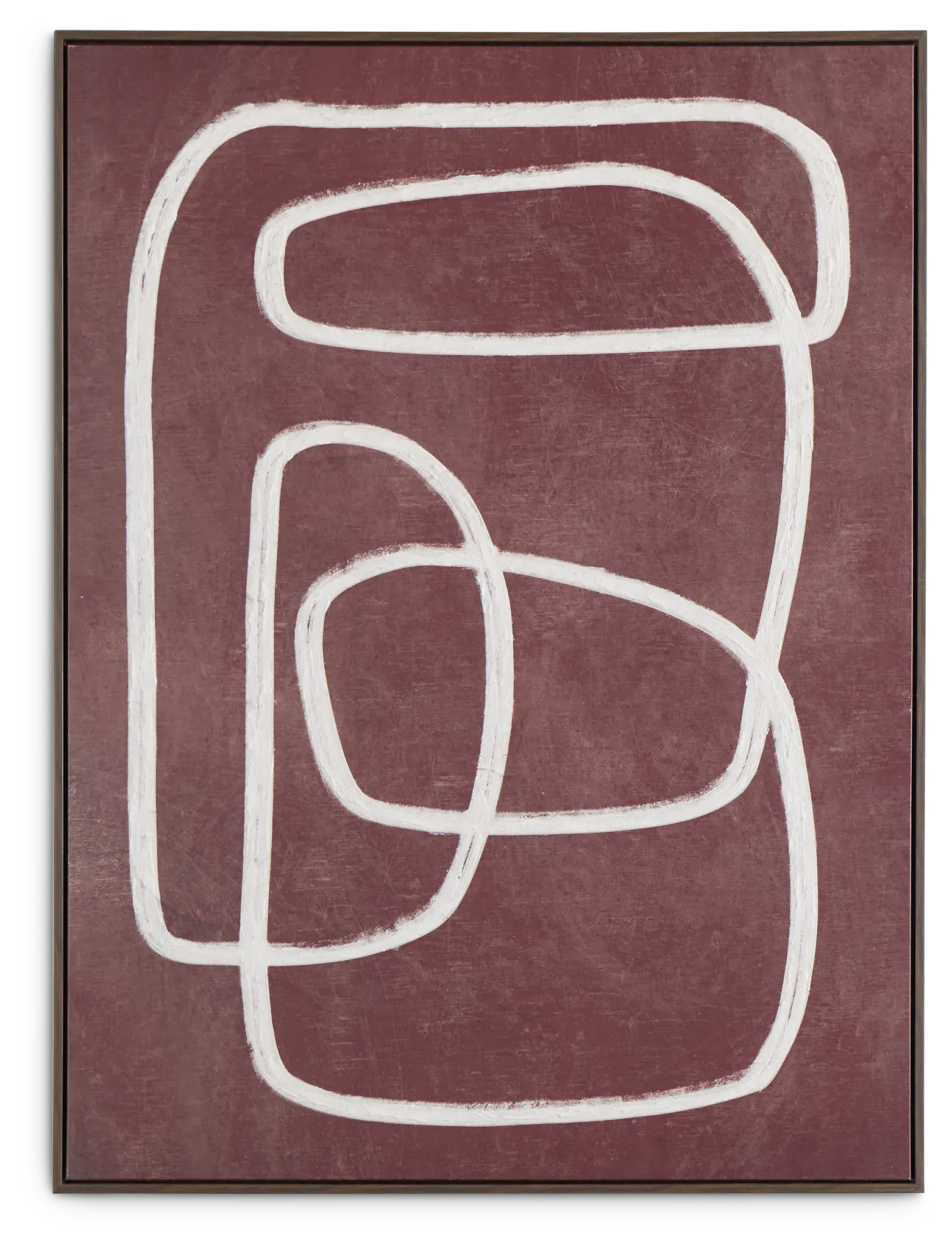 Squig Red Wall Art Squig Red Wall Art