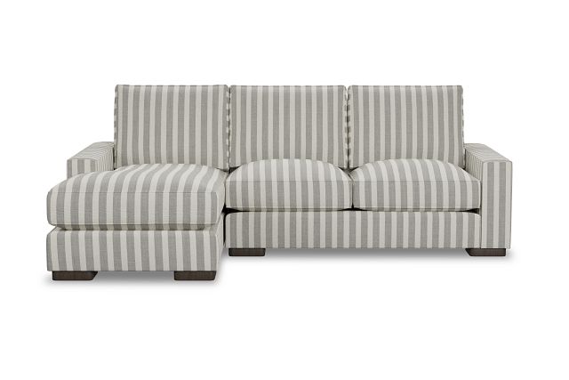 Edgewater Sea Lane Dark Gray Left Chaise Sectional