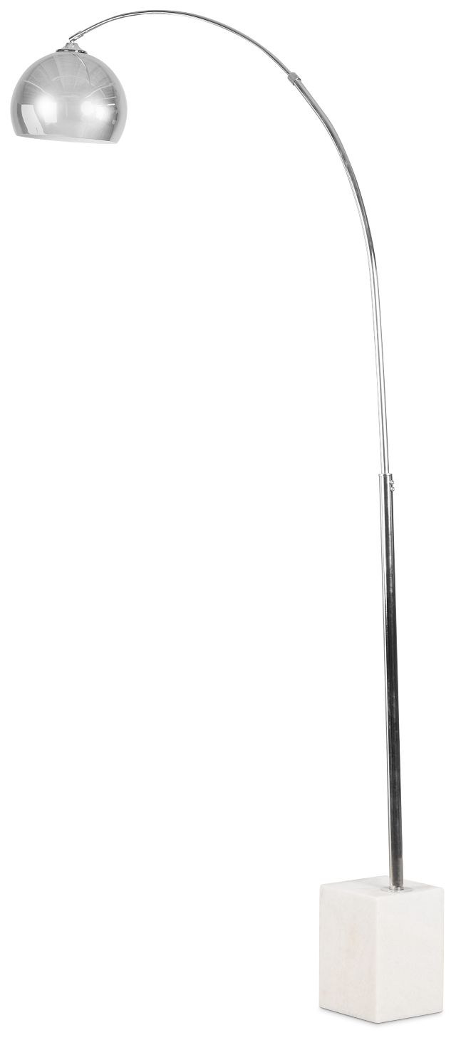 Kadee Silver Arc Floor Lamp