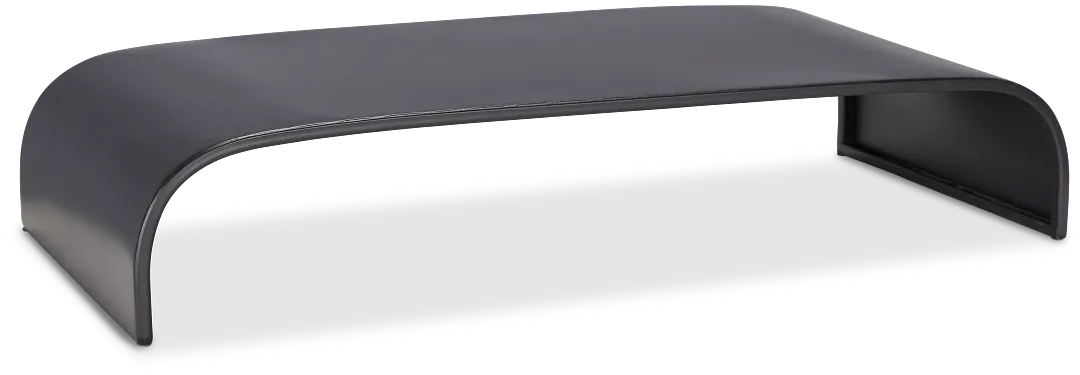 Aries Black Wood Desk Stand