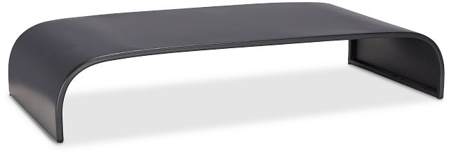 Aries Black Wood Desk Stand