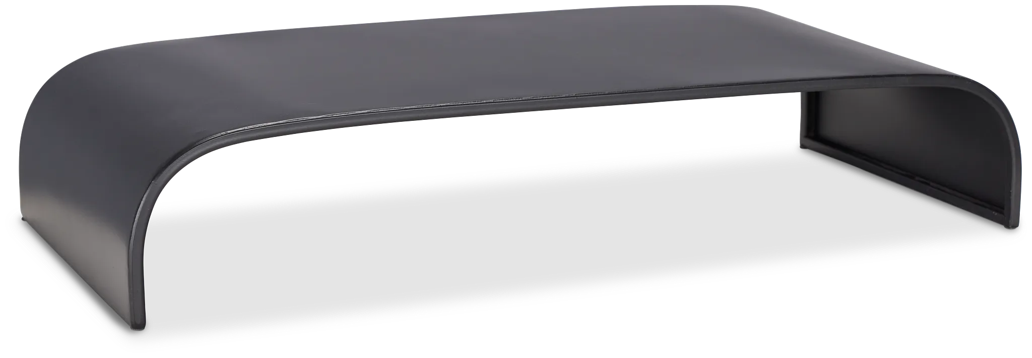 Aries Black Wood Desk Stand