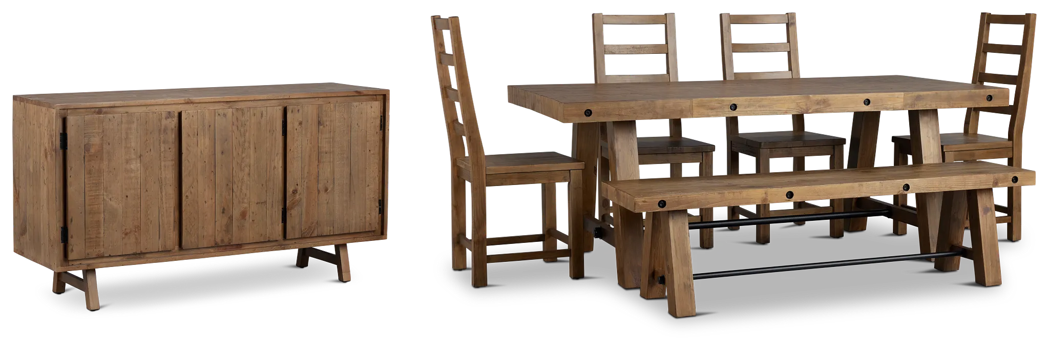 Maxton Mid Tone Dining Room