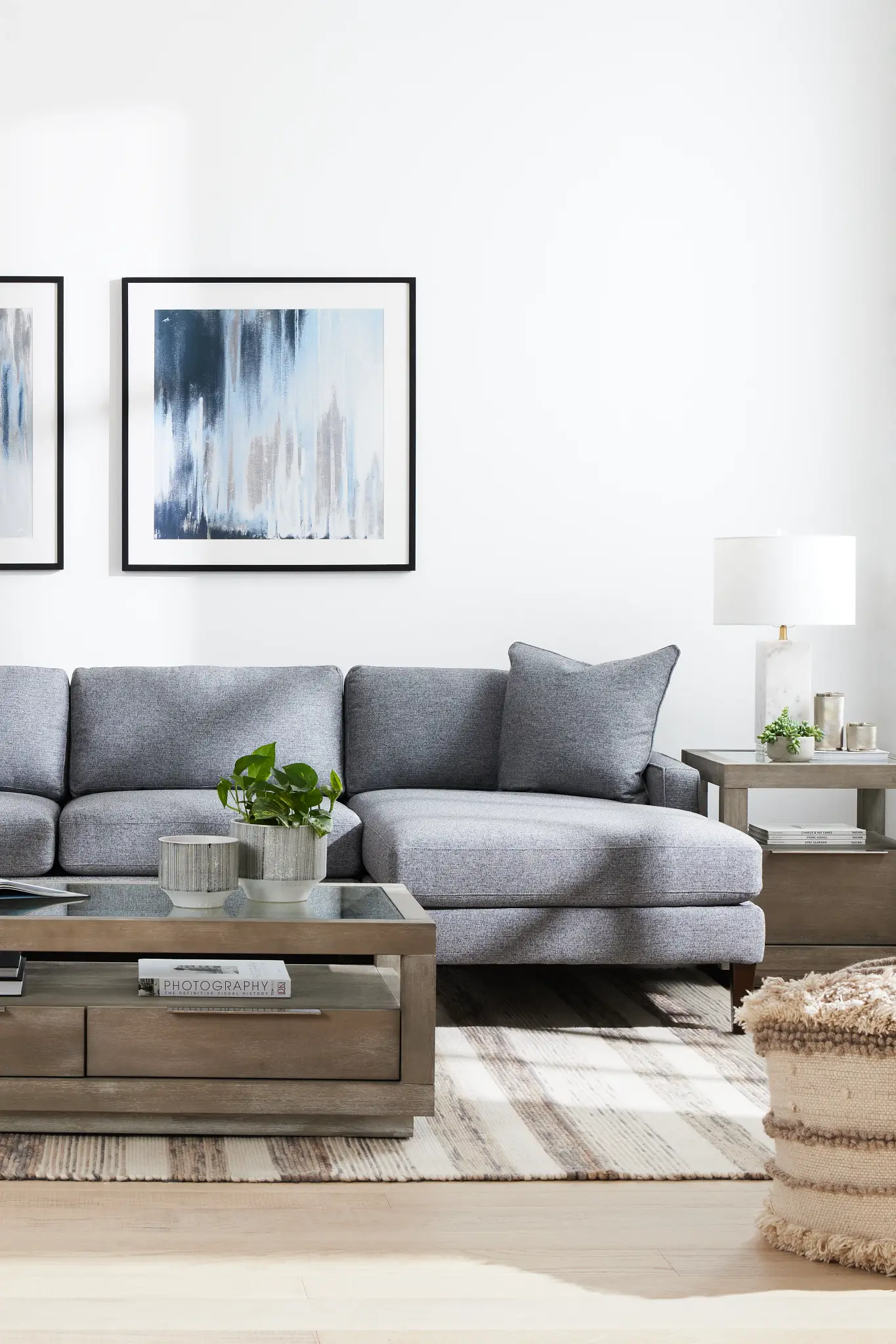 Haven Light Tone 2-drawer Nightstand Haven Light Tone 2-drawer Nightstand