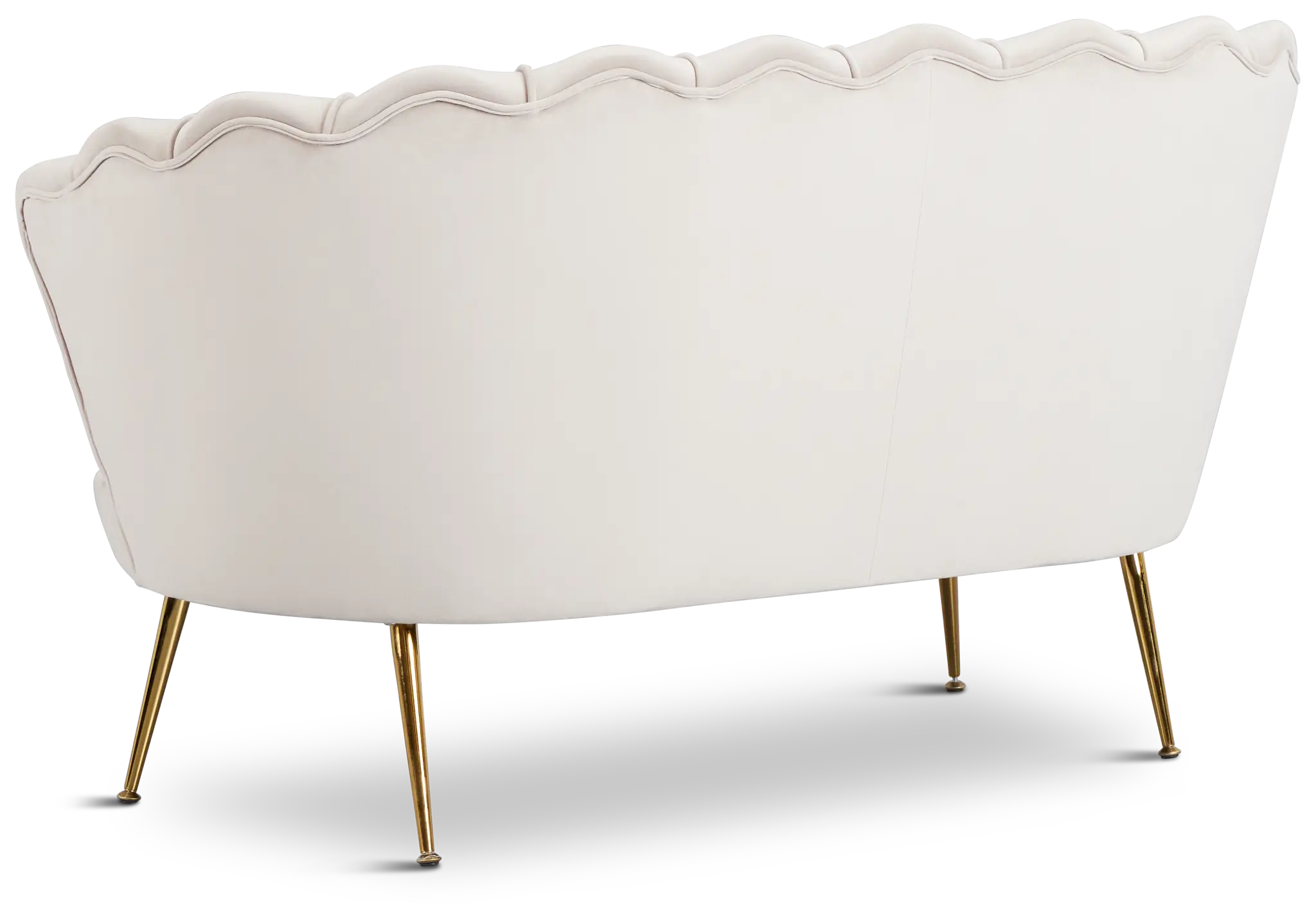 Lily Light Gray Velvet Loveseat Lily Light Gray Velvet Loveseat