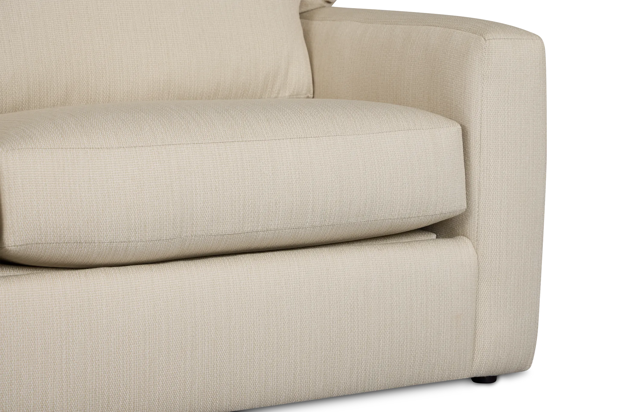 Rhodes Beige Fabric Cooling Memory Foam Sleeper