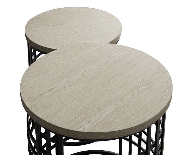 Carlin Metal Set Of 2 Nesting Tables