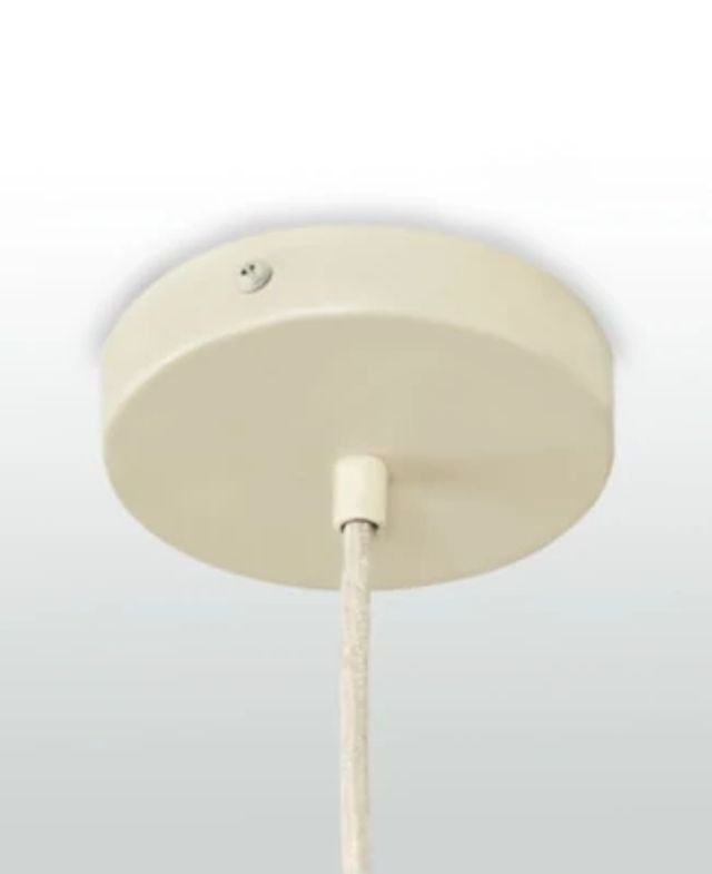 Coenbell Beige Rattan Pendant