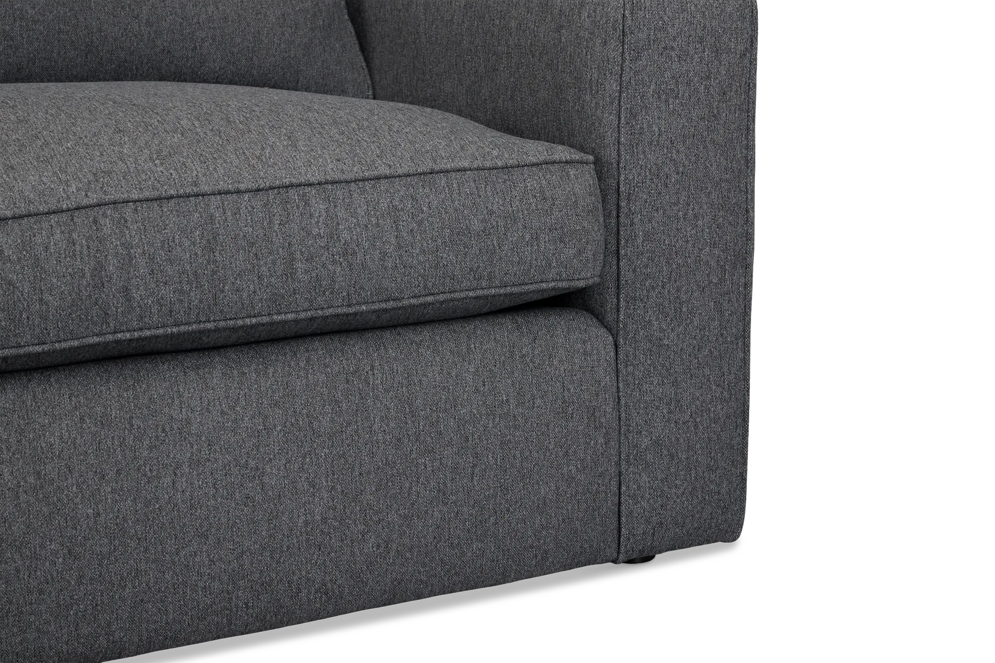 Siesta Delray Dark Gray Fabric Sofa