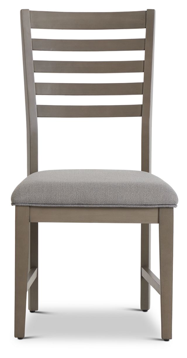 Zurich Gray Slat Side Chair