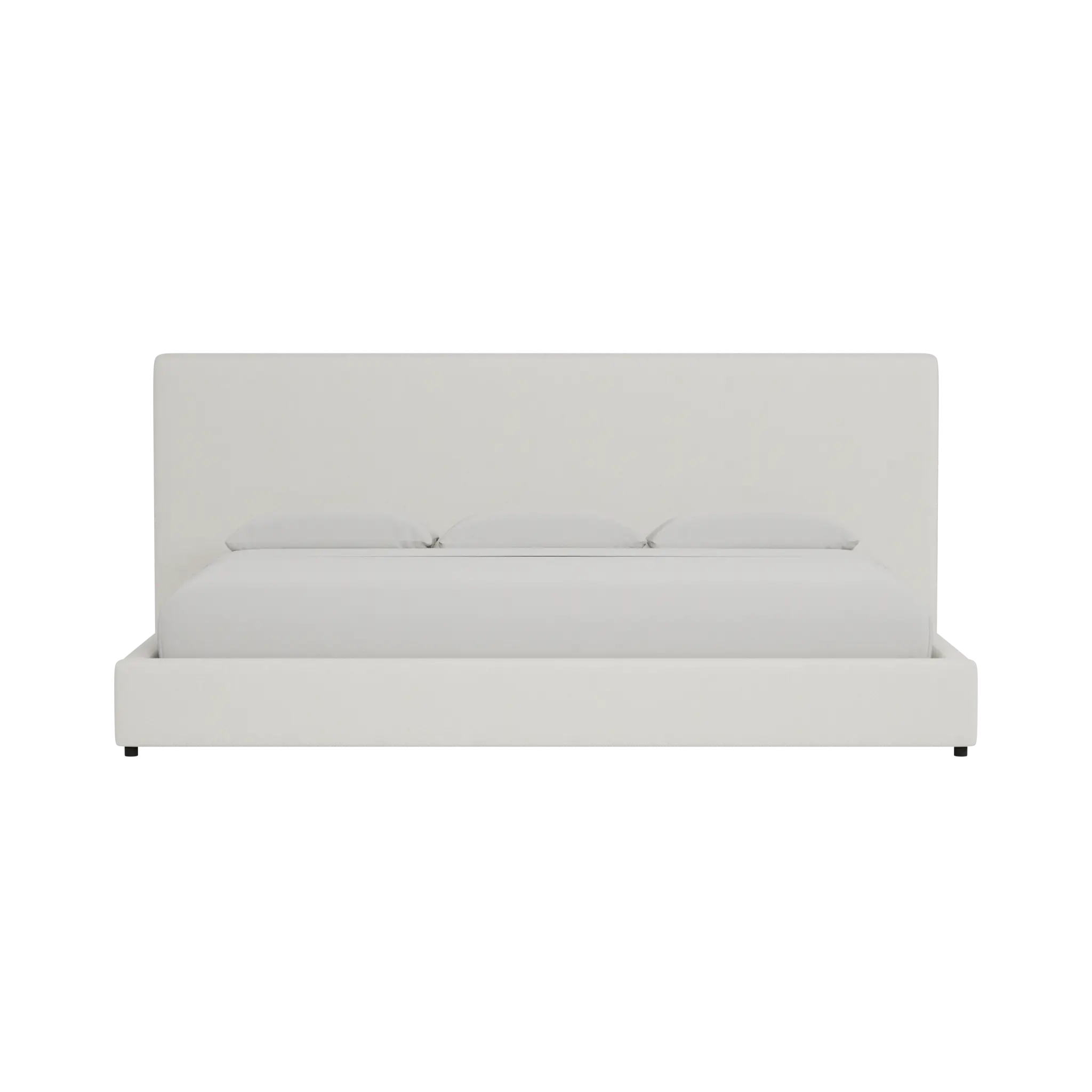 Grayton Elite Ivory 54" Upholstered Platform Bed Grayton Elite Ivory 54" Upholstered Platform Bed