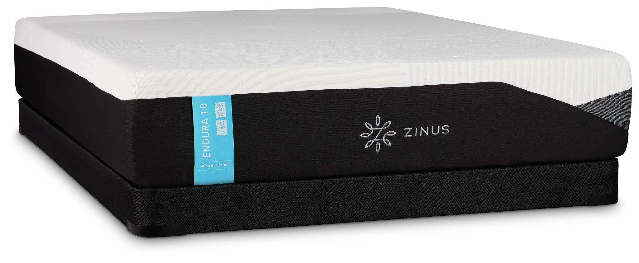 Zinus Endura 1.0 Firm Low-profile Mattress Set