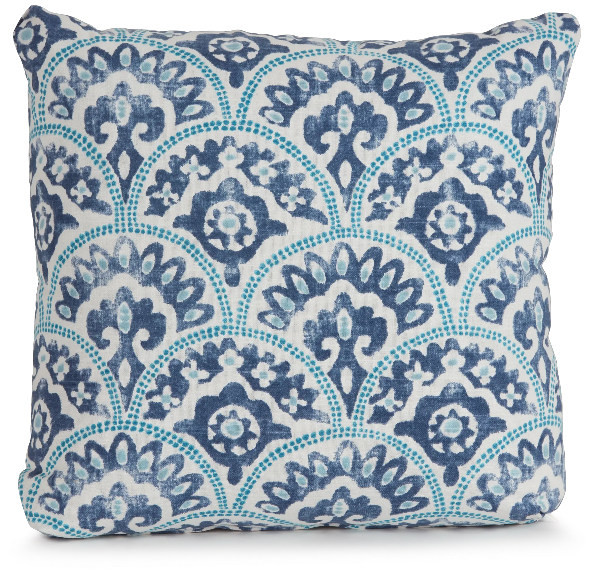 Tomini Blue 18" Sqr Accnt Plw Cover Tomini Blue 18" Sqr Accnt Plw Cover