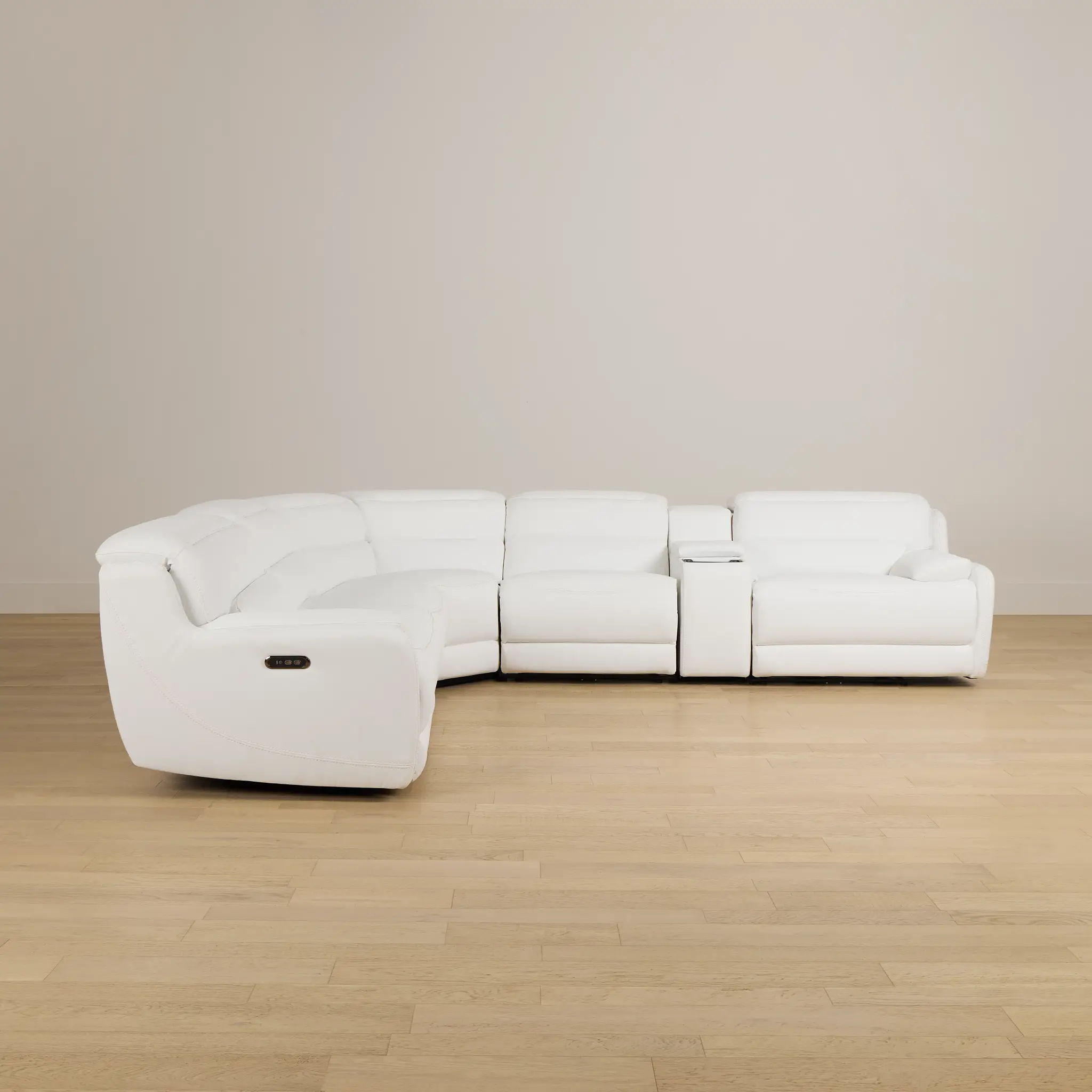Jett White Micro Medium Triple Power 2-arm Sectional Jett White Micro Medium Triple Power 2-arm Sectional