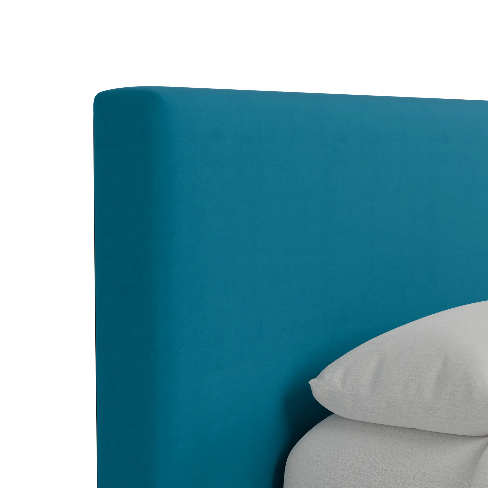 Grayton Joya Teal 44" Upholstered Platform Bed Grayton Joya Teal 44" Upholstered Platform Bed