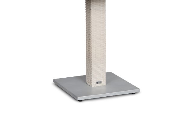 Bahia White 27" Pub Table