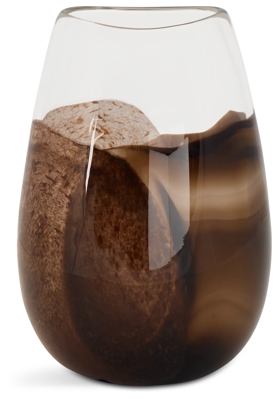 Bohema Brown Small Vase