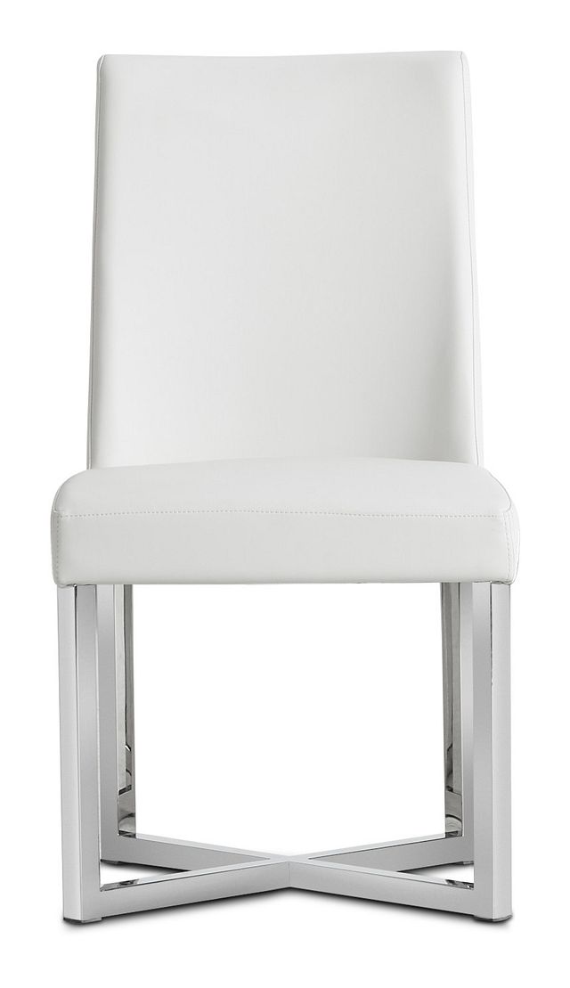 Howard White Upholstered Side Chair (2)