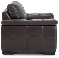 Braden Dark Brown Leather Chair