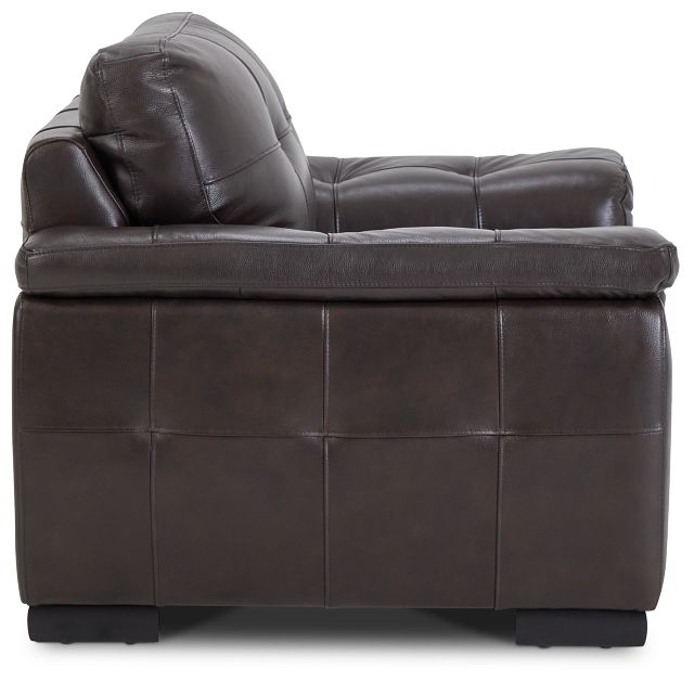 Braden Dark Brown Leather Chair