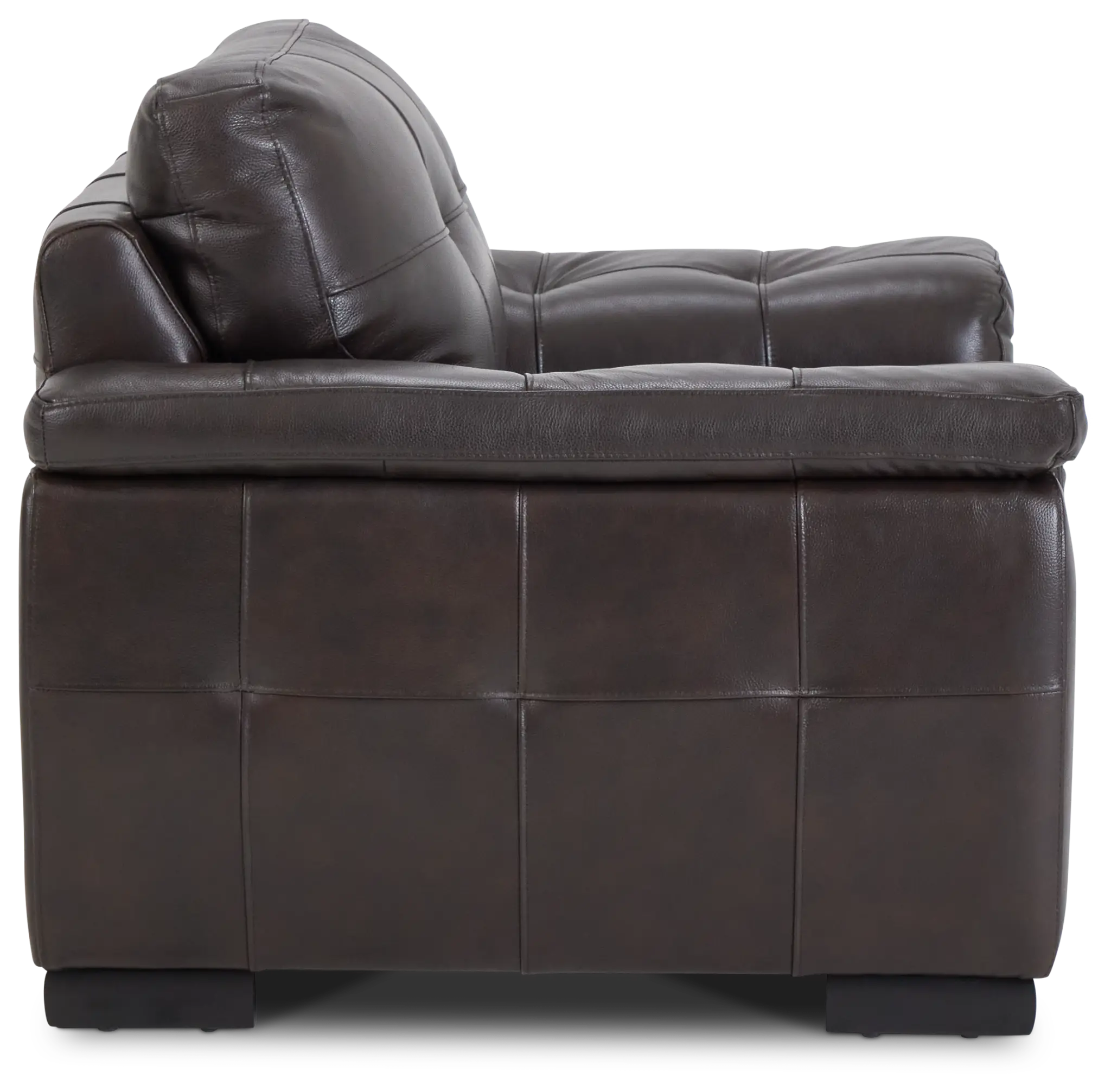 Braden Dark Brown Leather Chair Braden Dark Brown Leather Chair
