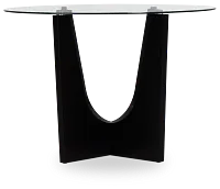 Oxford Glass Round High Dining Table
