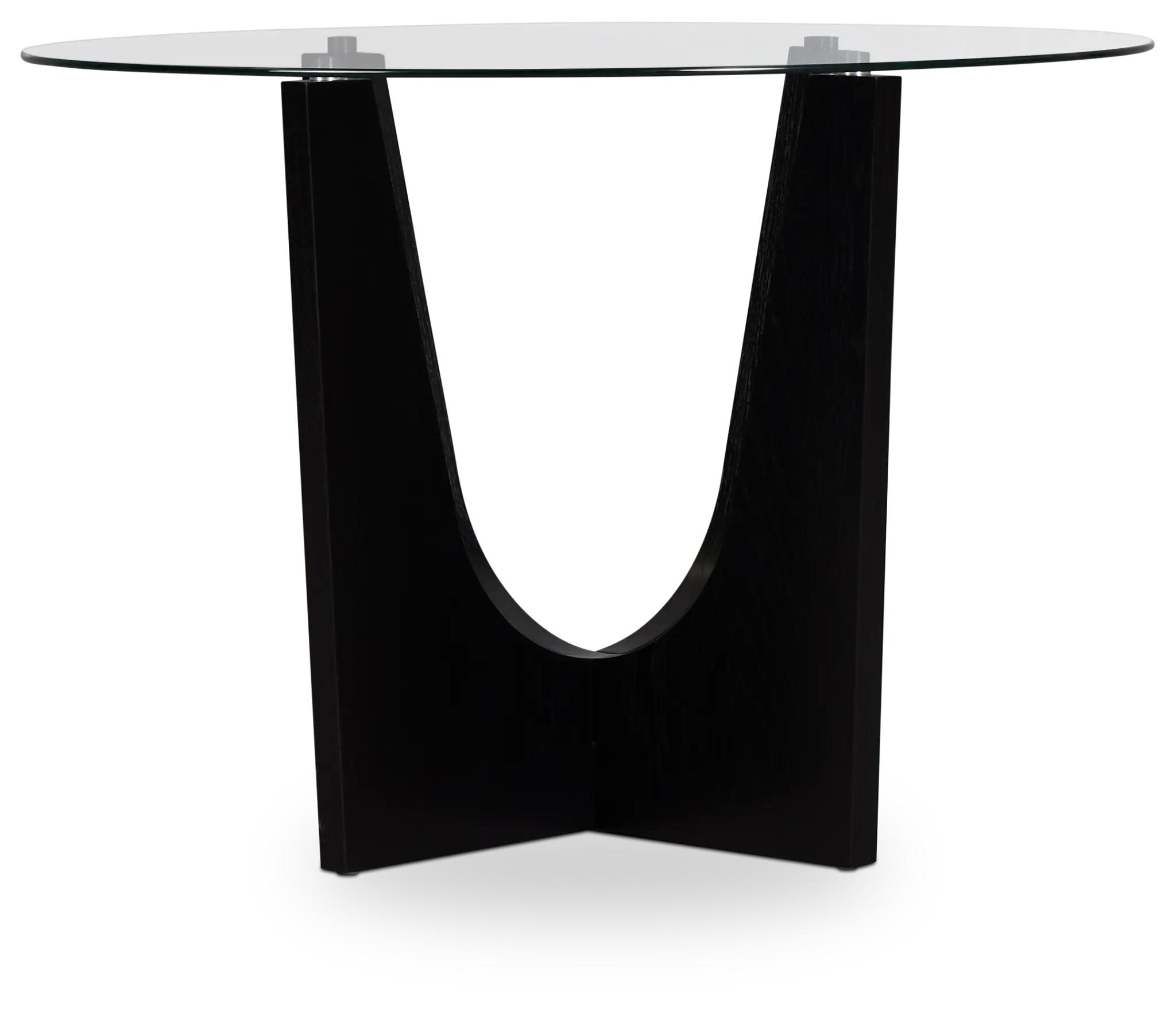 Oxford Glass Round High Dining Table Oxford Glass Round High Dining Table