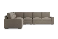 Edgewater Elite Brown Large Two-arm Sectional