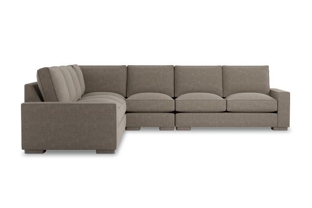 Edgewater Elite Brown Large Two-arm Sectional