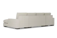 Edgewater Elite Ivory Double Chaise Sectional