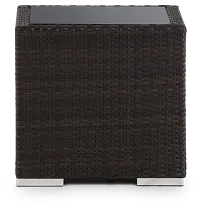 Fina Dark Tone Square End Table