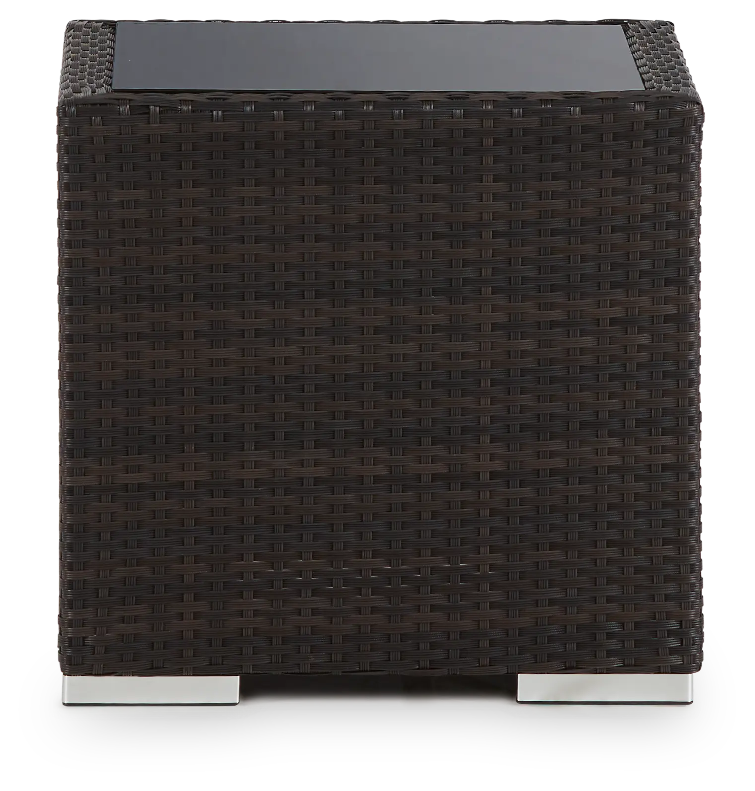 Fina Dark Tone Square End Table Fina Dark Tone Square End Table