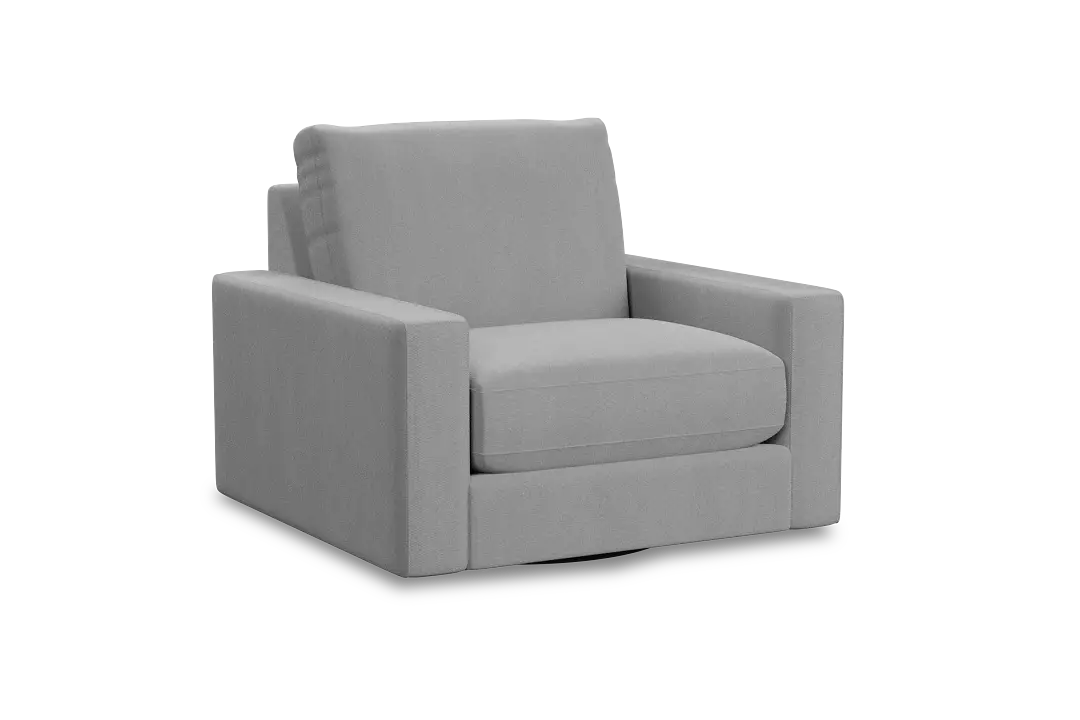 Edgewater Delray Light Gray Swivel Chair Edgewater Delray Light Gray Swivel Chair