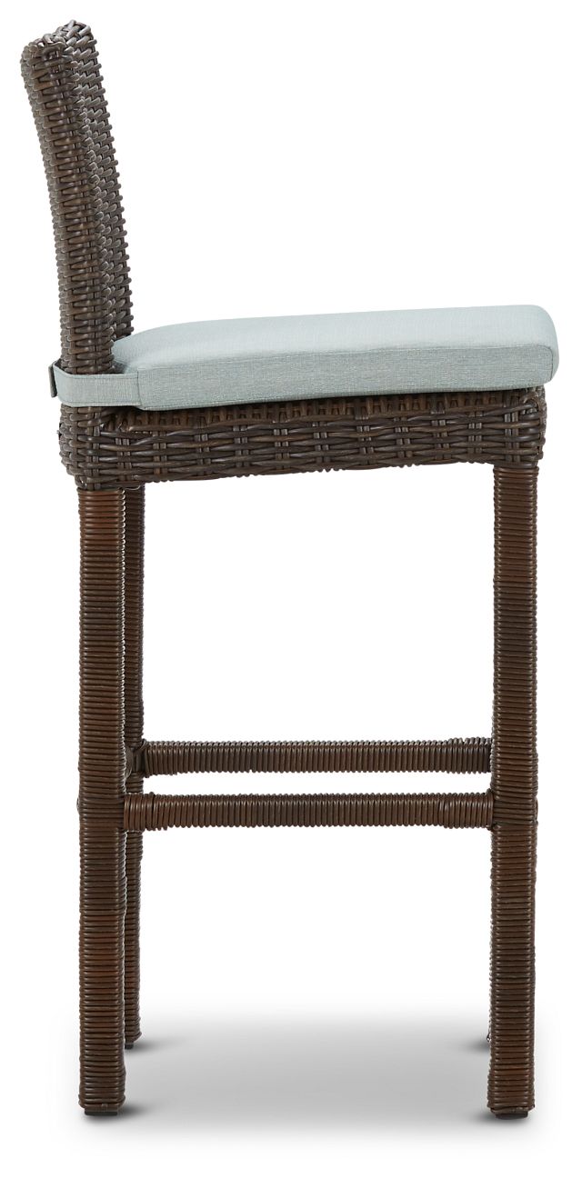 Southport Teal Woven 30" Barstool