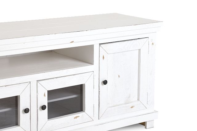 Willow White 74" Tv Stand