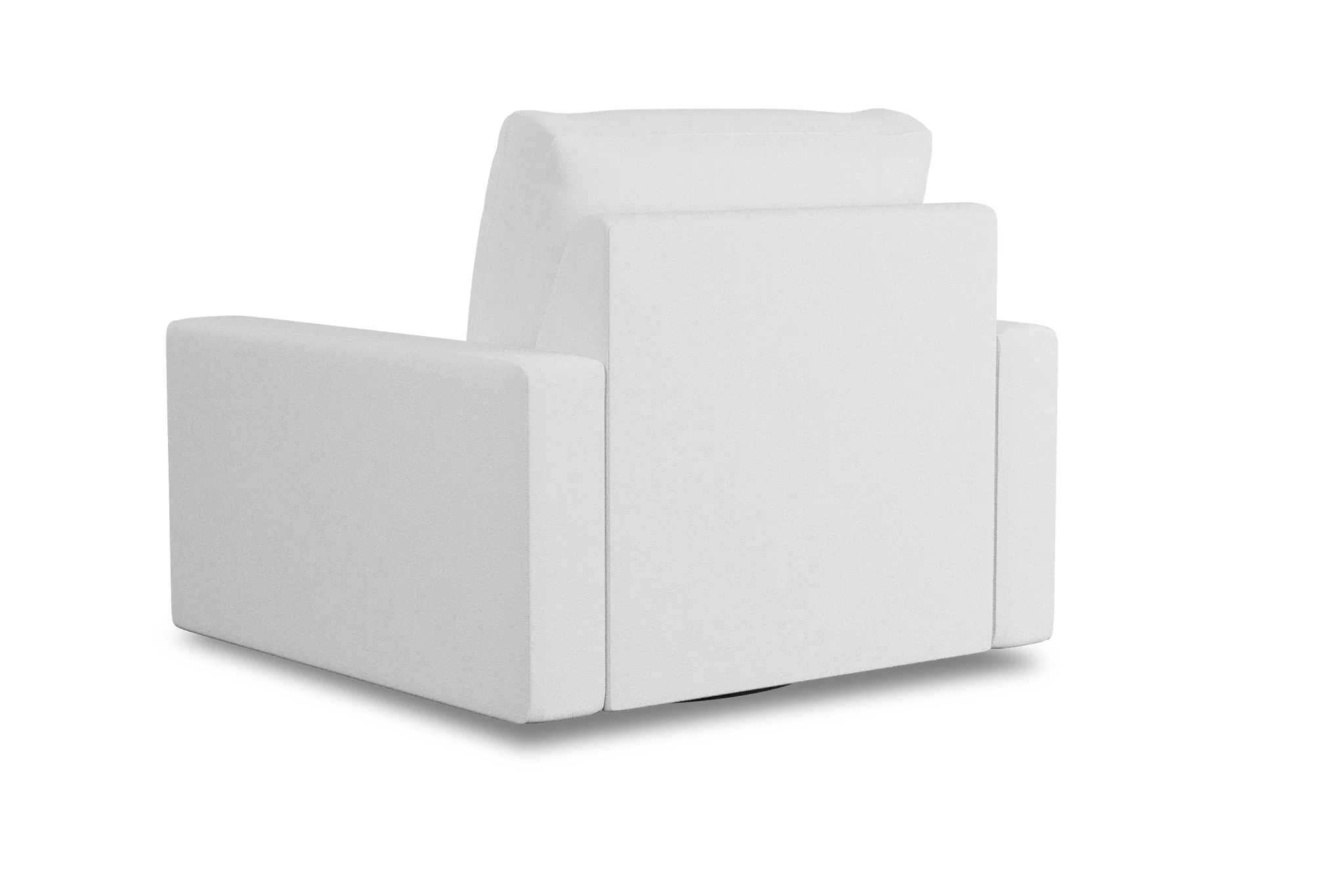 Edgewater Peyton White Swivel Chair