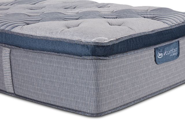 Serta icomfort blue fusion 300 plush hot sale pillow top hybrid queen mattress