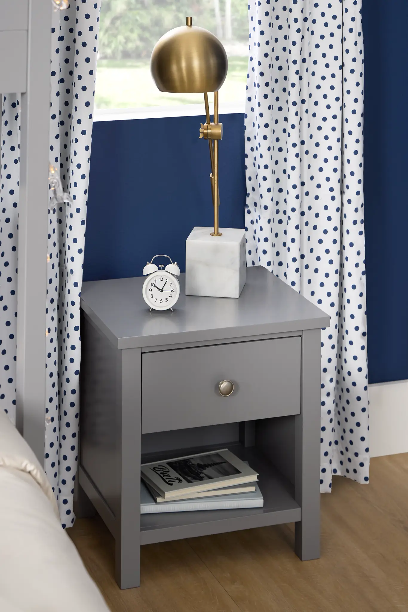 Charleston Gray 1-drawer Nightstand Charleston Gray 1-drawer Nightstand