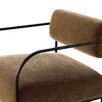 Four Hands Zoro Brown Velvet Accent Chair